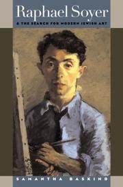 Cover of: Raphael Soyer and the Search for Modern Jewish Art