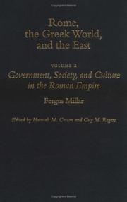 Cover of: Rome, the Greek World, and the East: Volume 2 by Fergus Millar