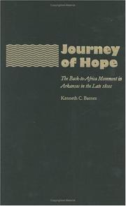 Cover of: Journey of hope by Barnes, Kenneth C.