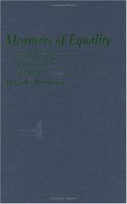 Cover of: Measures of Equality by Alejandra Bronfman