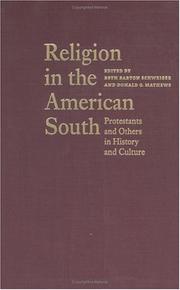 Cover of: Religion in the American South by Beth Barton Schweiger