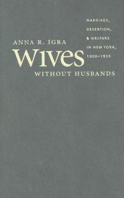 Cover of: Wives without Husbands by Anna R. Igra, Anna R. Igra