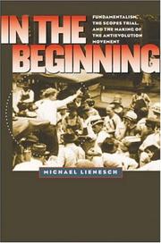 Cover of: In the Beginning by Michael Lienesch