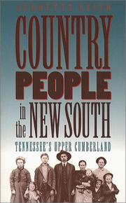 Cover of: Country people in the new south by Jeanette Keith