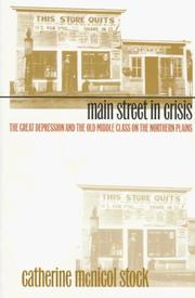 Main street in crisis by Catherine McNicol Stock