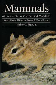 Cover of: Mammals of the Carolinas, Virginia, and Maryland