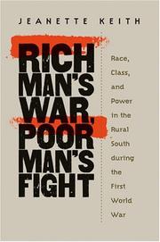 Cover of: Rich Man's War, Poor Man's Fight by Jeanette Keith