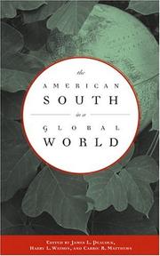 Cover of: The American South in a global world