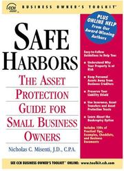 Cover of: Safe Harbors by JD, Nicholas C. Misenti