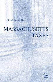 Cover of: Guidebook to Massachusetts Taxes (Cch State Guidebooks) | Cch State Tax Law Editors