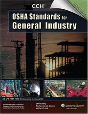 Cover of: OSHA Standards for General Industry as of January 2007