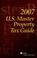 Cover of: U.S. Master Property Tax Guide (2007) (U.S. Master)