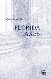 Cover of: Guidebook to Florida Taxes (2008) (Cch State Guidebooks) by Cch State Tax Law