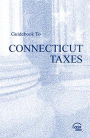 Cover of: Guidebook to Connecticut Taxes (2008) (Cch State Guidebooks)