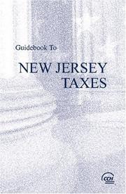 Cover of: Guidebook to New Jersey Taxes (2008) (Cch State Guidebooks)