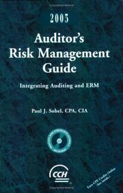 Cover of: Auditor's Risk Management Guide by Paul J. Sobel