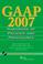 Cover of: GAAP Handbook of Policies and Procedures (2007) (Gaap Handbook of Policies and Procedures)