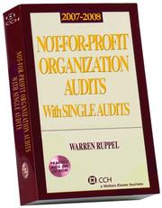 Cover of: Not-For-Profit Organization Audits with Single Audits (2007-2008)