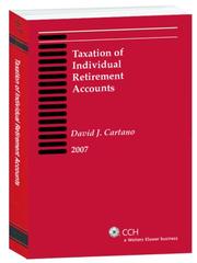 Cover of: Taxation of Individual Retirement Accounts, 2007