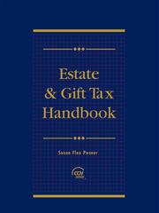 Cover of: Estate & Gift Tax Handbook (2007 Supplement)