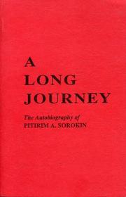Cover of: Long Journey by Pitrim A. Sorokin