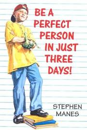 Be a Perfect Person in Just Three Days!