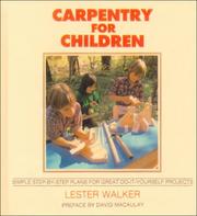 Cover of: Carpentry for Children