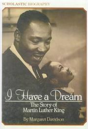 Cover of: I Have a Dream by Margaret Davidson