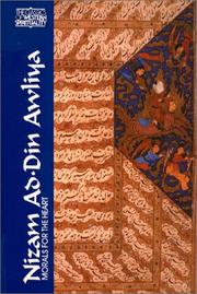 Cover of: Nizam ad-din Awliya by Niẓāmuddīn Auliyā