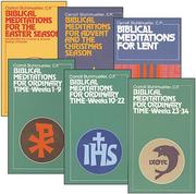 Cover of: Biblical Meditations: Complete Set