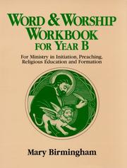 Cover of: Word and Worship Workbook for Year B by Mary Birmingham