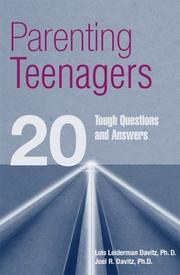 Cover of: Parenting Teenagers: 20 Tough Questions and Answers