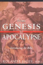 Cover of: From Genesis to Apocalypse: Introducing the Bible