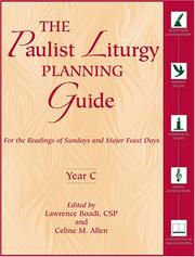 The Paulist liturgy planning guide by Lawrence Boadt