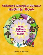 Children's Liturgical Calendar Activity Book by Donece M. Mccleary