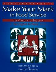 Cover of: Making Your Mark in Food Service Jobs
