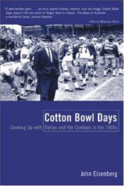 Cotton Bowl days by John Eisenberg