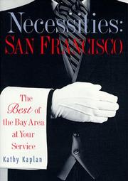 Cover of: Necessities: San Francisco : The Best of the Bay Area at Your Service (Necessities)