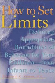 Cover of: How to set limits by Elizabeth C. Vinton