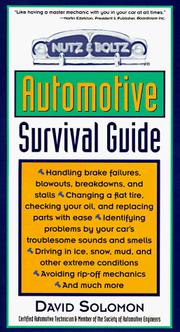 Cover of: Nutz & boltz automotive survival guide