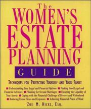 Cover of: The women's estate planning guide: techniques for protecting yourself and your family