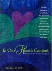 Cover of: To our heart's content: meditations for women turning 50