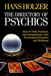 Cover of: The directory of psychics by Hans Holzer