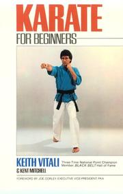 Cover of: Karate for beginners by Keith Vitali