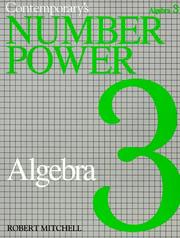 Cover of: Contemporary's Number Power 3: Algebra the Real World of Adult Math (Number Power)
