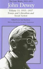 Cover of: John Dewey: The Later Works, 1925-1953 by John Dewey