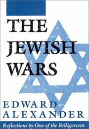 Cover of: The Jewish wars by Alexander, Edward