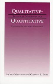 Cover of: Qualitative-quantitative research methodology: exploring the interactive continuum