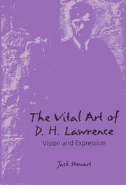 Cover of: The vital art of D.H. Lawrence by Jack Stewart