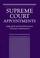 Cover of: Supreme Court appointments